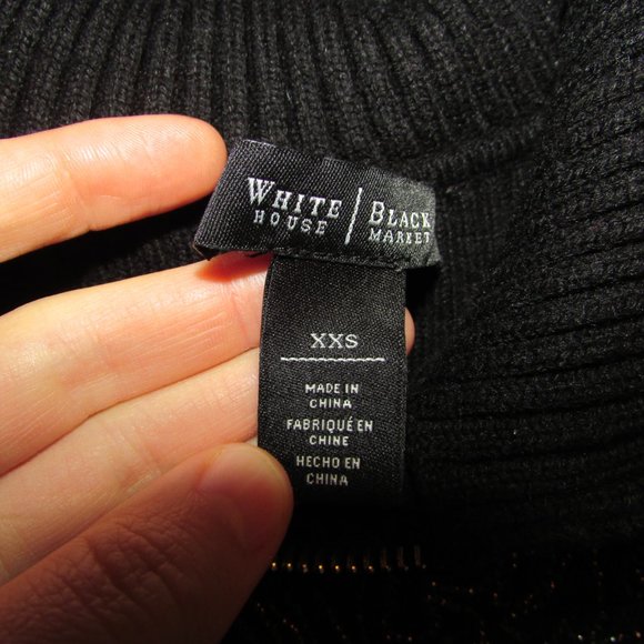 *3 for $25* WHBM Gold Shimmer Quilted Sweater Jacket - Picture 13 of 13